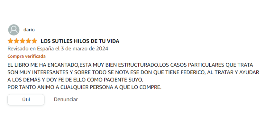 Dario testimonio Amazon